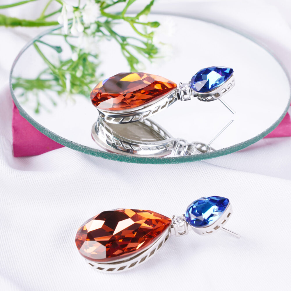 Flawless Crystal Alloy Drops and Danglers