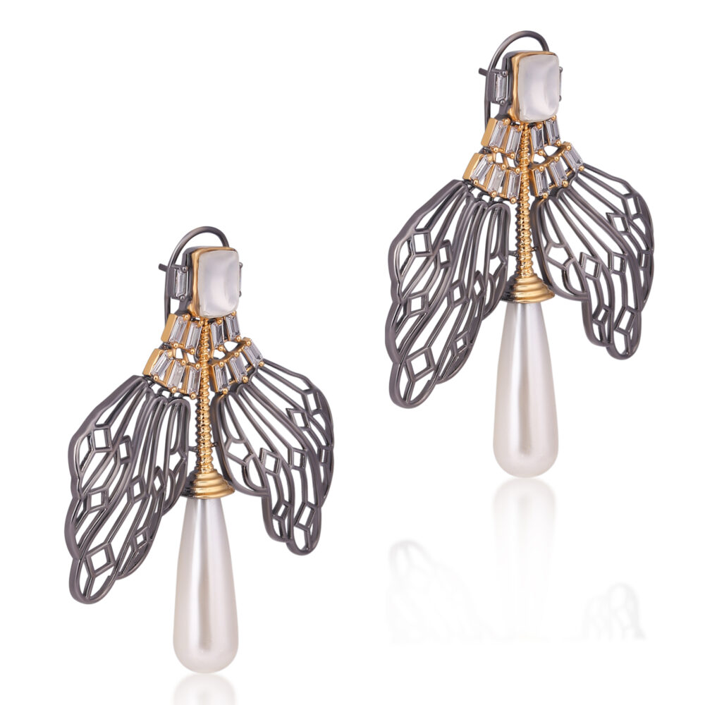 Swarovski Angel Wing Dangler Earrings