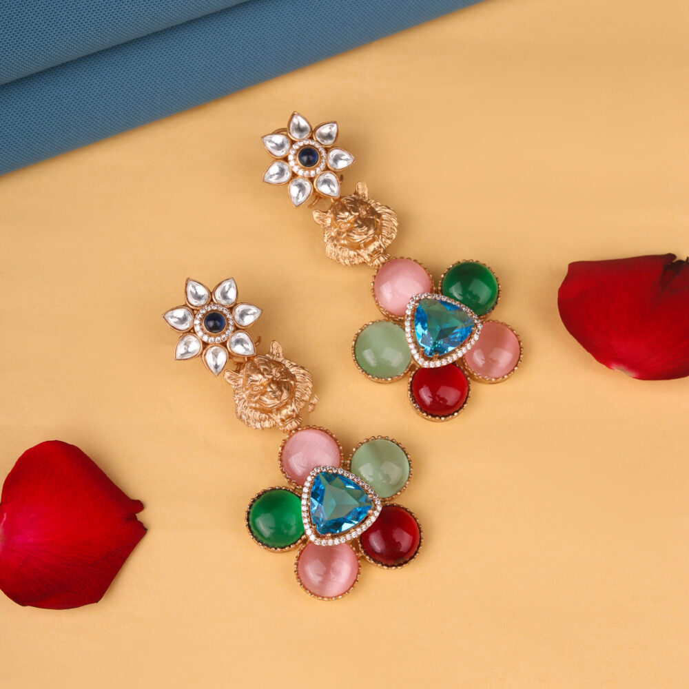Sabyasachi Multicolored Inspired Earrings