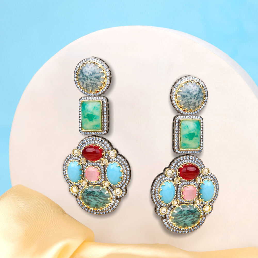 Sabyasachi Tropical Long Earrings