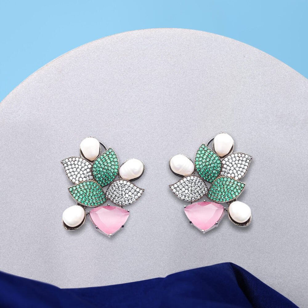 Floral Fantasy Stud Earrings